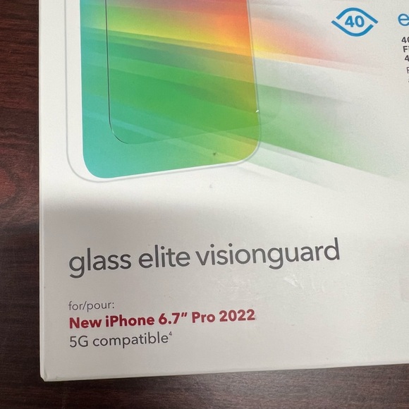 ZAGG iPhone 14 Pro Max (glass elite vision guard screen protector) NWT - Picture 4 of 13